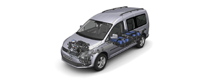 Volksagen Caddy földgáz üzemű kisteherautó